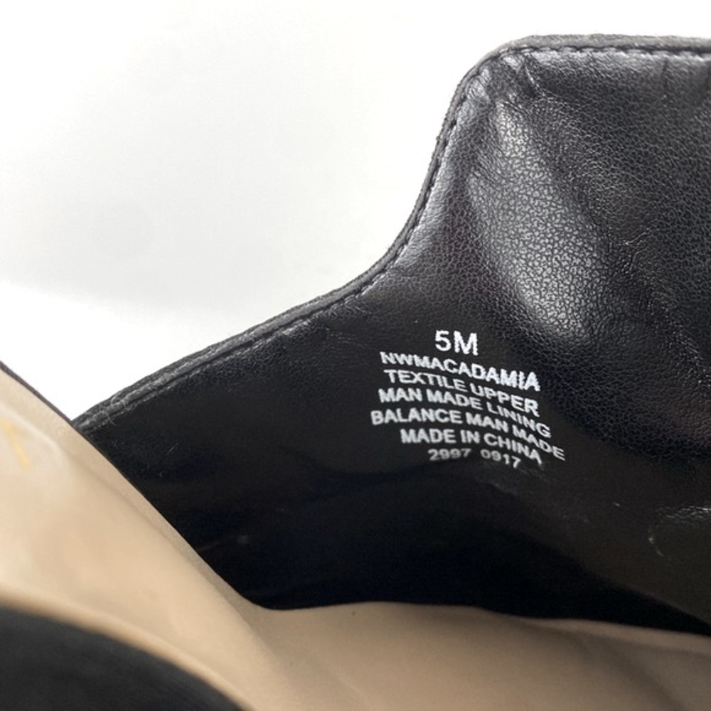 Nine West Black Satin Rhinestone Macadamia Pointed Toe Dress Mules - Picture 7 of 9